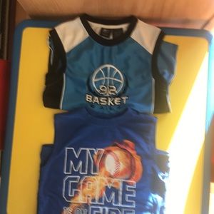 Two boys muscle shirts size 10-12